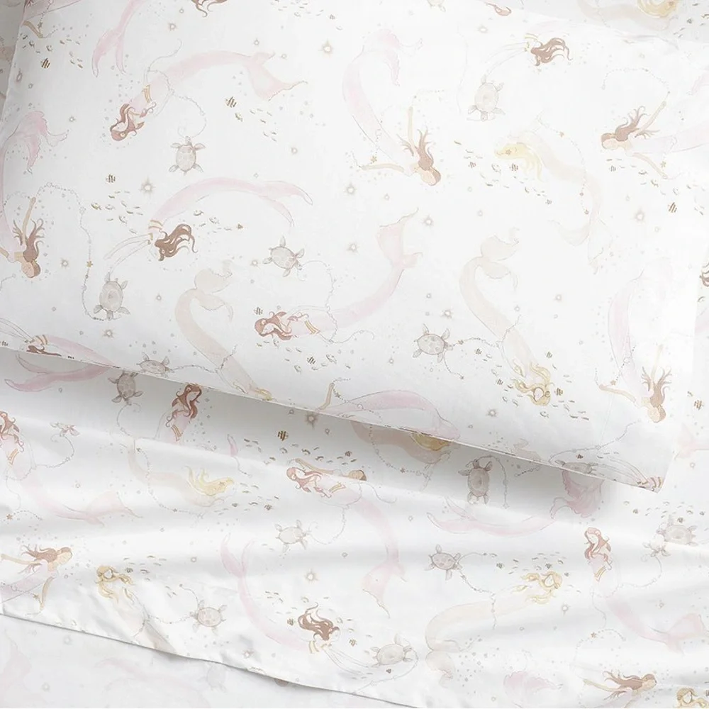 Pottery Barn Kids Isabelle Mermaid Full Size Sheet Set - Picture 9 of 9